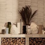 Vase - Vulca Large Off-white Stone von Ferm Living
