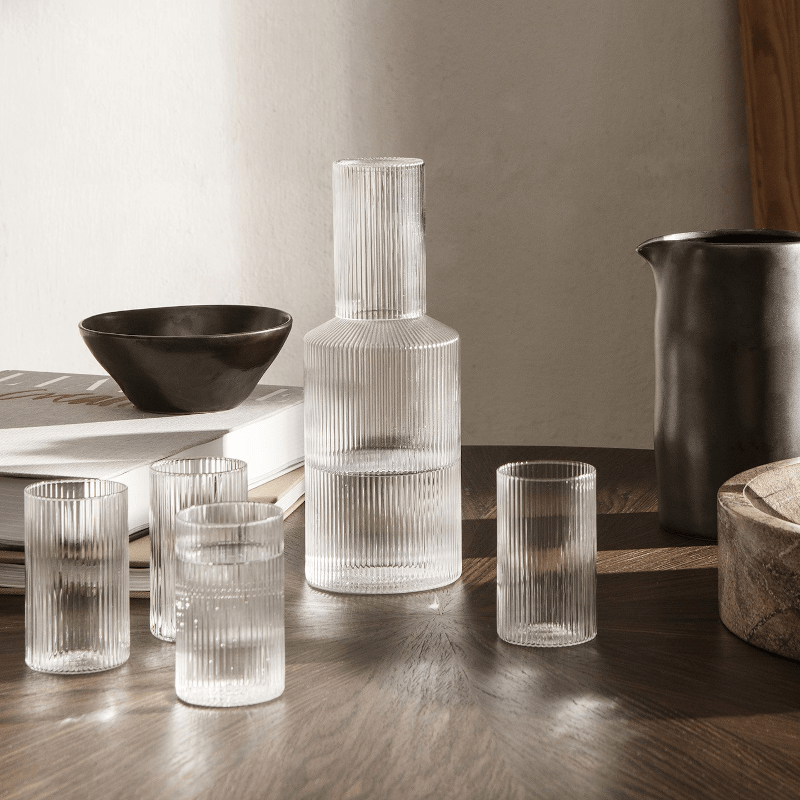 Verrines - Ripple klar 4er Set von Ferm Living
