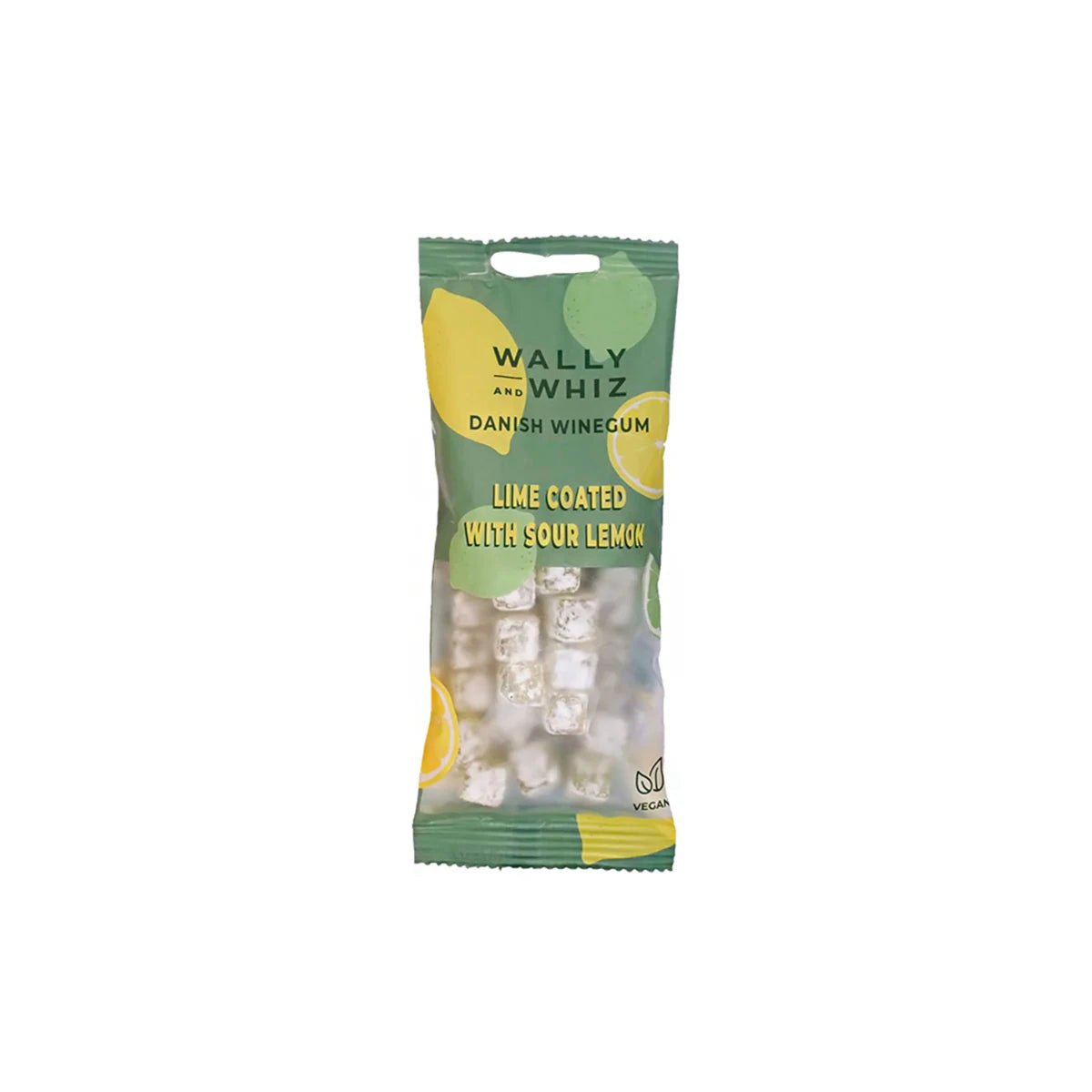 Wally & Whiz - Fruchtgummis Flowpack Limette/saure Zitrone

