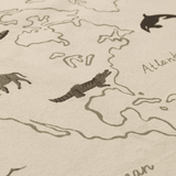 Wanddeko - World Map off-white von Ferm Living