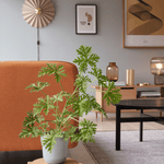 Wandleuchte - Pliss sand/messing von Hübsch Interior