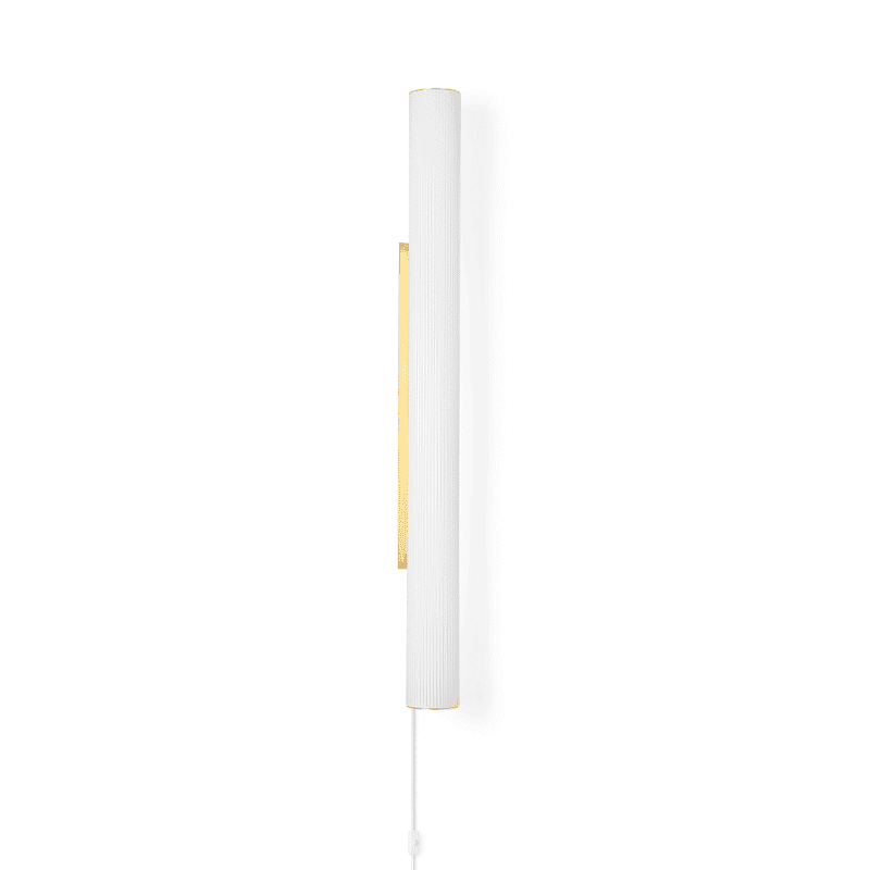 Wandleuchte - Vuelta white/brass 100 von Ferm Living