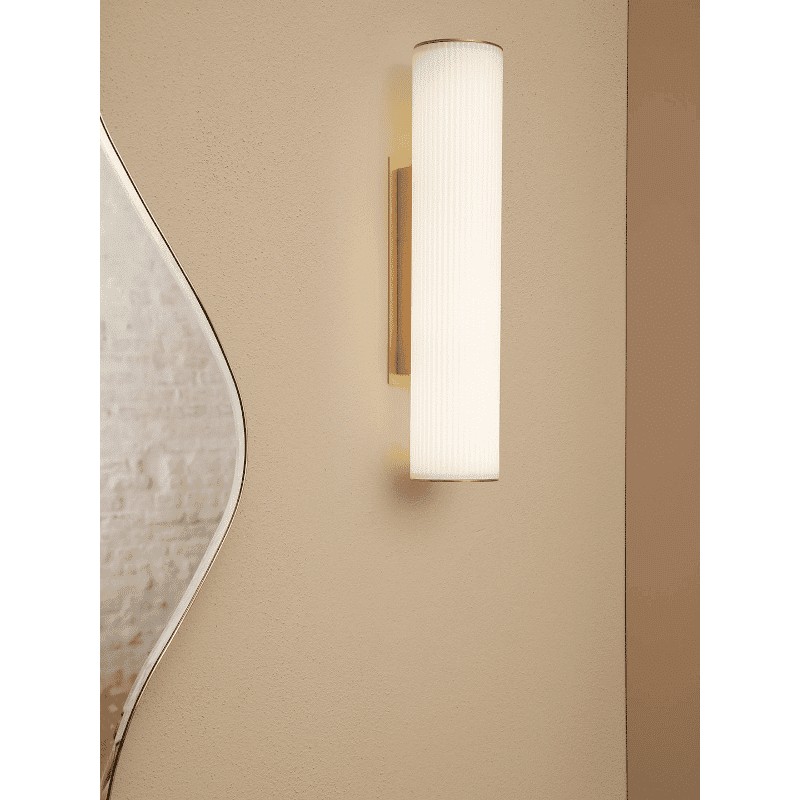 Wandleuchte - Vuelta white/brass 40 von Ferm Living