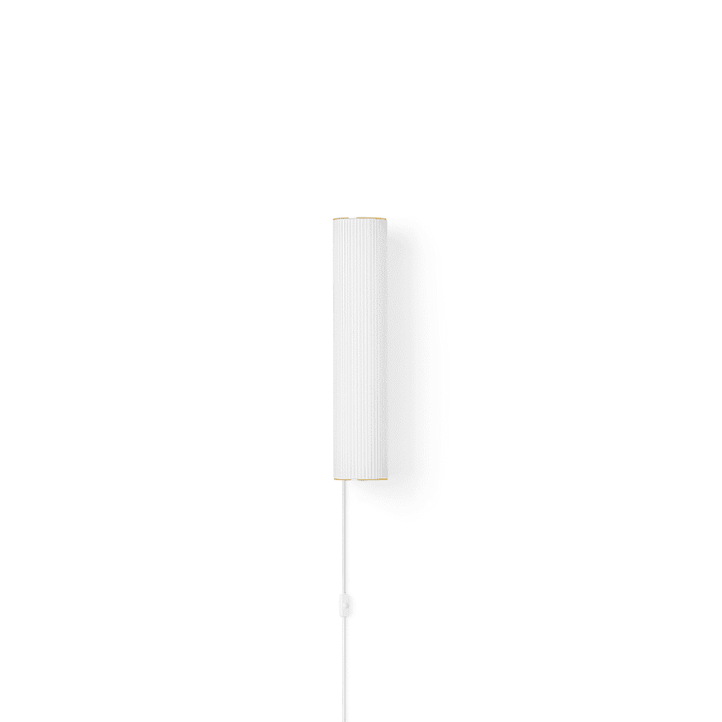 Wandleuchte - Vuelta white/brass 40 von Ferm Living