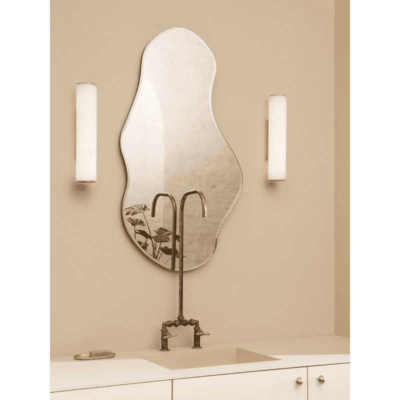 Wandleuchte - Vuelta white/brass 40 von Ferm Living