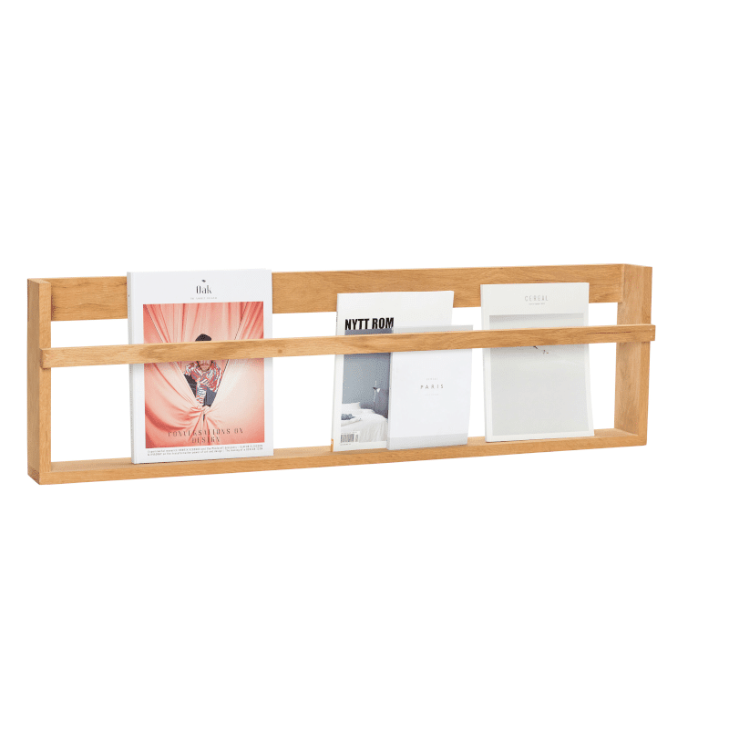 Wandregal - Magazin Display natur von Hübsch Interior