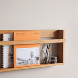 Wandregal - Magazin Display natur von Hübsch Interior