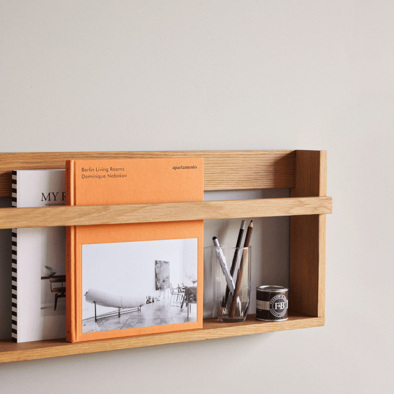 Wandregal - Magazin Display natur von Hübsch Interior