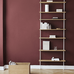 Wandregal - WS.230.1 weiss/oak von Moebe