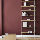 Wandregal - WS.230.1 weiss/oak von Moebe