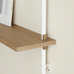Wandregal - WS.230.1 weiss/oak von Moebe