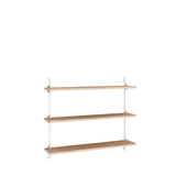 Wandregal - ws.65.1 weiss/oak von Moebe