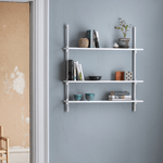 Wandregal - ws.65.1 weiss/weiss von Moebe