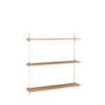 Wandregal - ws.85.1 weiss/oak von Moebe