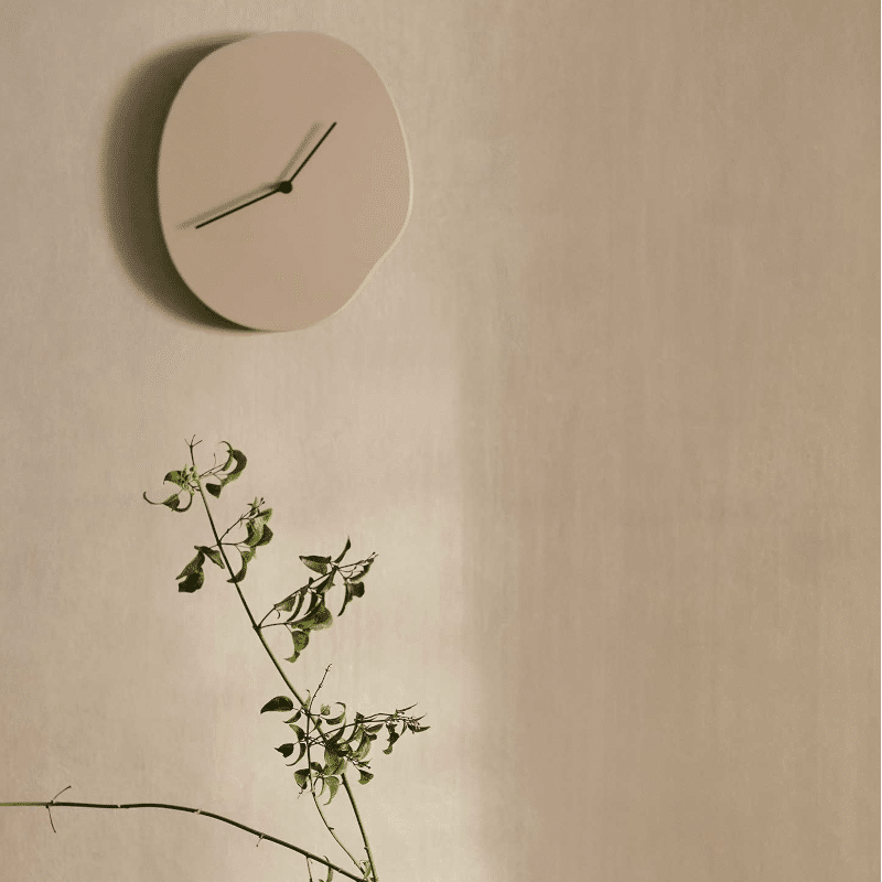 Wanduhr - Melt cashmere von Ferm Living