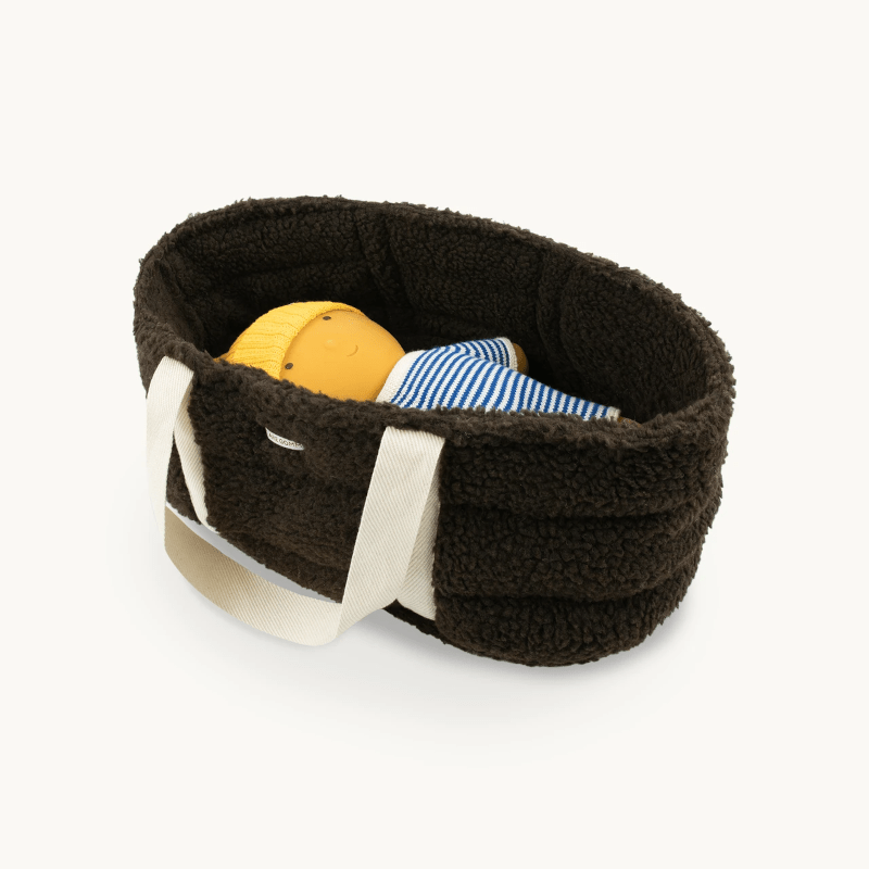 Wanne - GOMMU Bassinet Sherpa choco von we are Gommu