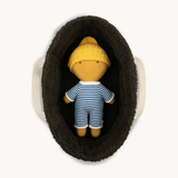 Wanne - GOMMU Bassinet Sherpa choco von we are Gommu