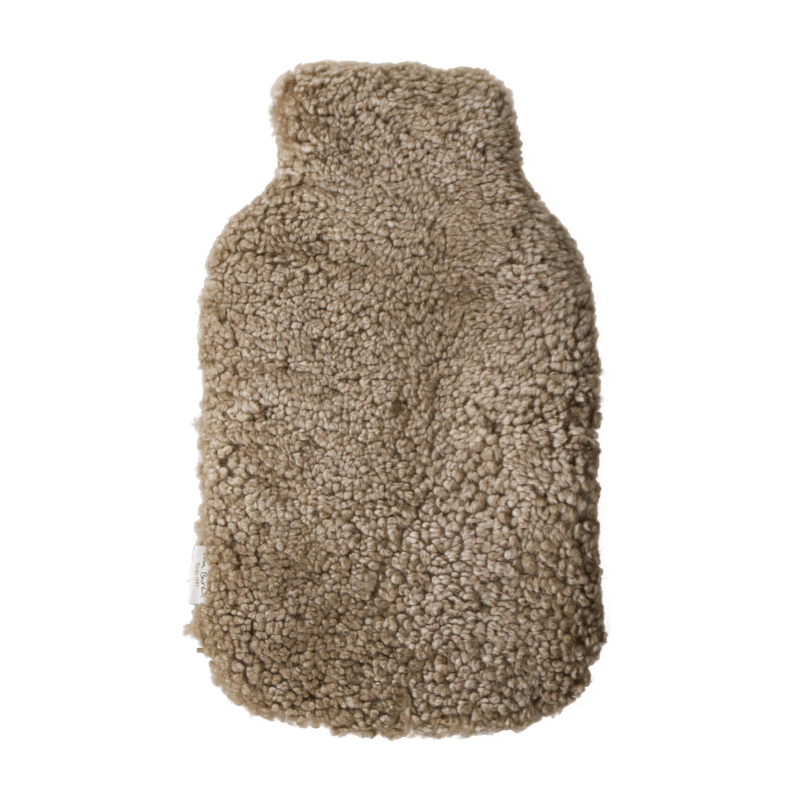 Wärmflaschenhülle - Lammfell camel von Van Buren