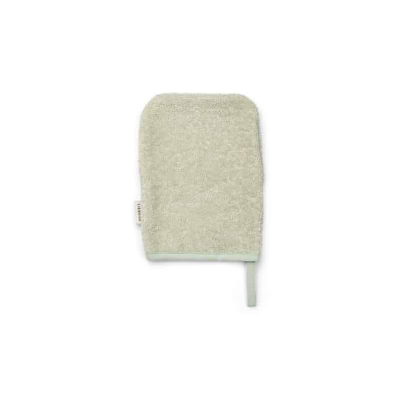 Waschlappen - Sylvester stripes garden green/creme de la creme von Liewood