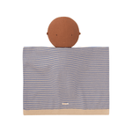 WE ARE GOMMU - Decke Stripes light cream/blue
