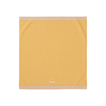 WE ARE GOMMU - Decke Stripes light cream/mustard