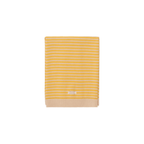 WE ARE GOMMU - Decke Stripes light cream/mustard