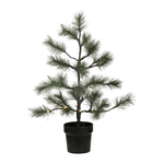 Weihnachtsbaum mit LED-Lichtern - Peuce Natur von House Doctor
