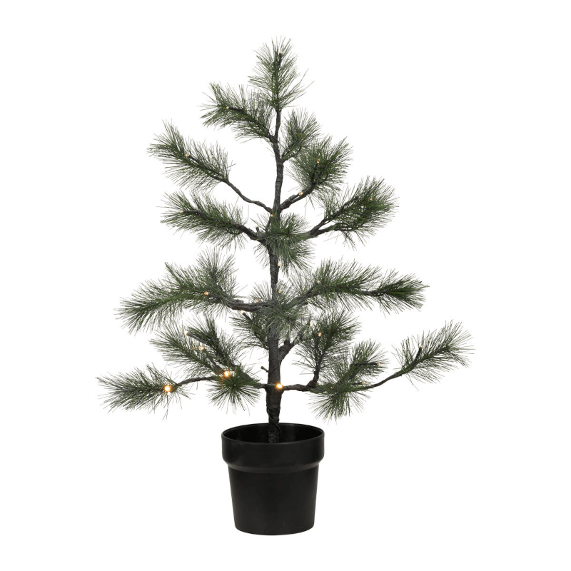 Weihnachtsbaum mit LED-Lichtern - Peuce Natur von House Doctor
