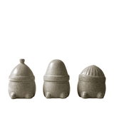 Weihnachtsdeko - Hipster Triplets beige 3er Set von dbkd