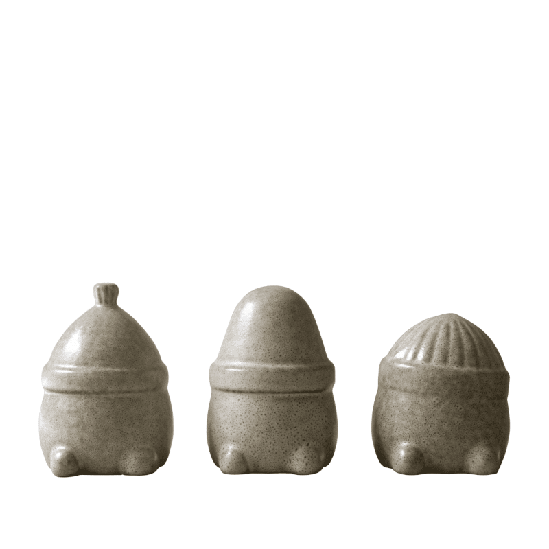 Weihnachtsdeko - Hipster Triplets beige 3er Set von dbkd