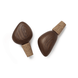 Weinstopper - Cairn dark brown 2er Set von Ferm Living