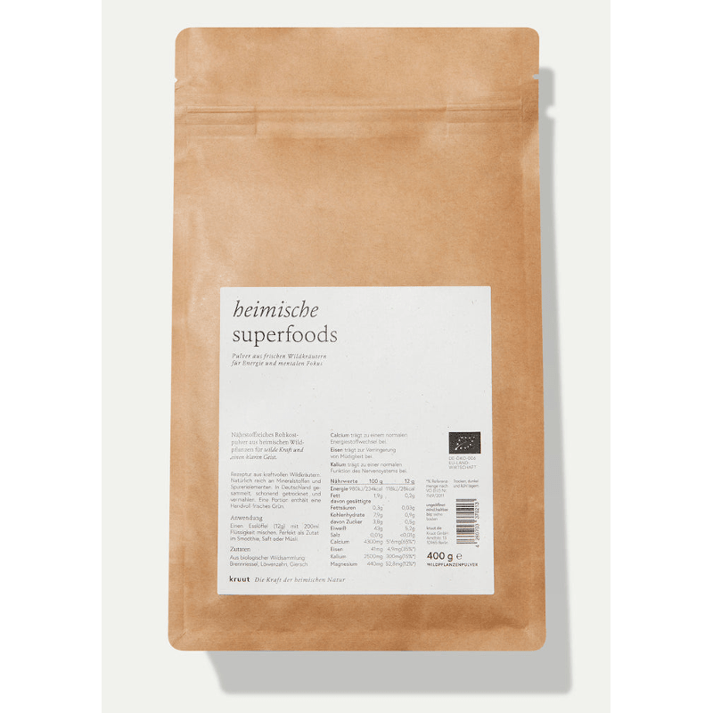 Wildkräuterpulver - Heimische Superfoods von kruut