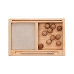Wooden Story - Montessori Sandtablett/Kugeln Holz