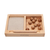 Wooden Story - Montessori Sandtablett/Kugeln Holz