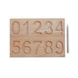 Wooden Story - Zahlenbrett Number Tracing Wood