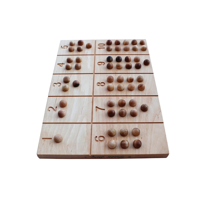 Wooden Story - Zahlenbrett Number Tracing Wood