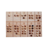 Wooden Story - Zahlenbrett Number Tracing Wood
