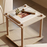 Woud - Incense Holder Monolith light brown