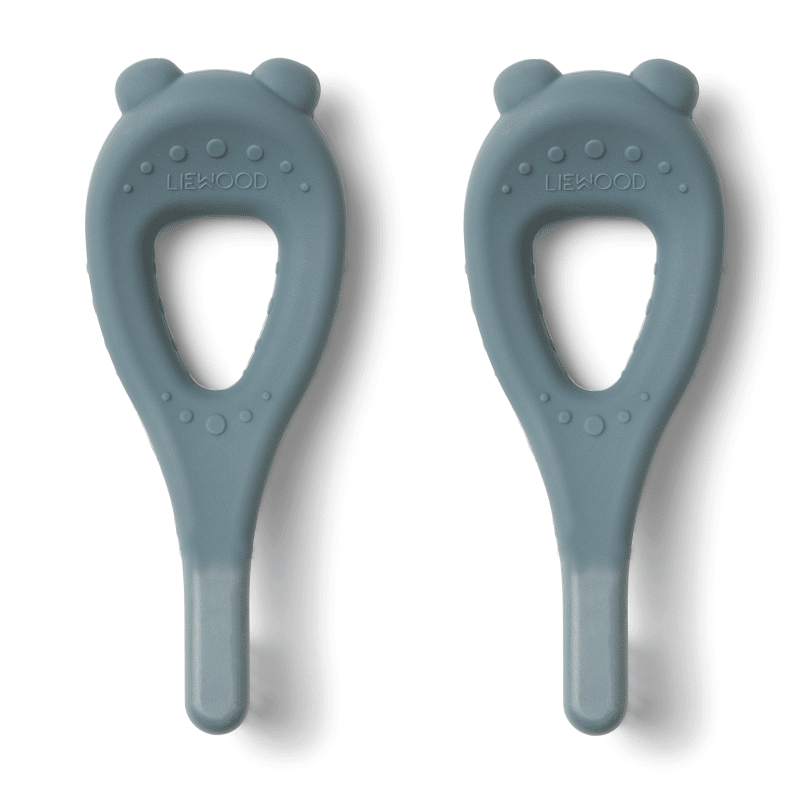 Zahnbürste - Janelle whale blue 2er Set von Liewood